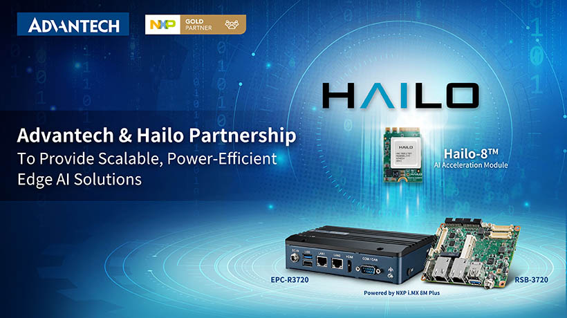 Advantech và Hailo hợp tác để cung cấp các giải pháp Edge AI có thể mở rộng, hiệu quả về năng lượng
